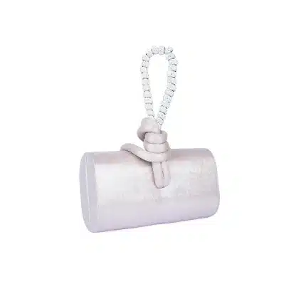 AMINA TOP HANDLE IN CRYSTAL - Champagne