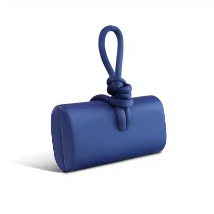 AMINA TOP HANDLE IN SATIN - Blue