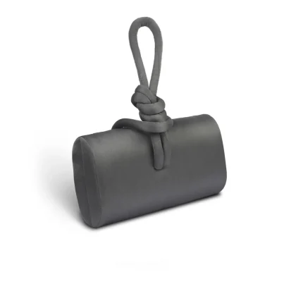 AMINA TOP HANDLE IN SATIN - Grey