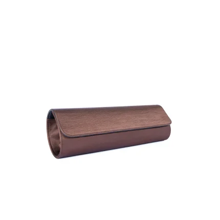 LILIAN IN SATIN - Chocolate Brown