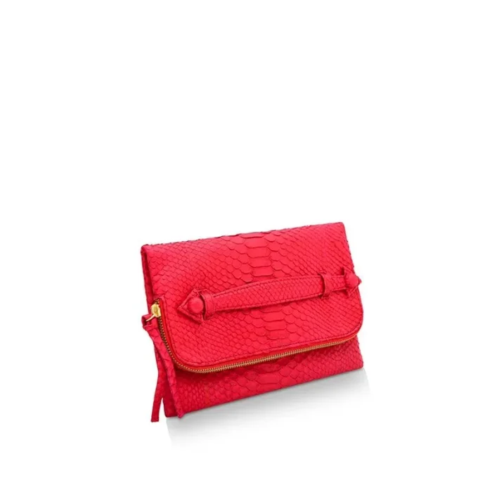 NAMMOS FOLDOVER CLUTCH IN LEATHER - Image 2