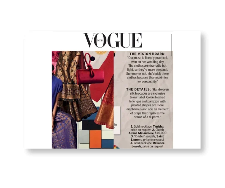 New Amina MinaudiÃ¨re Featured in VOGUE India