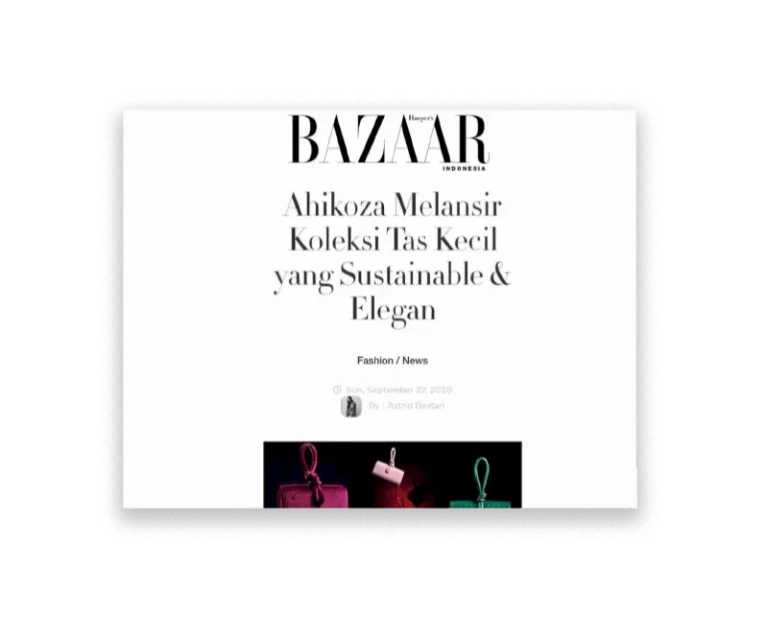 New Amina MinaudiÃ¨re Collection In Harper's Bazaar Indonesia
