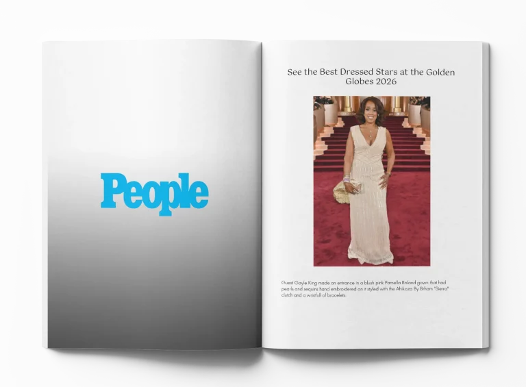 Gayle King at the Golden Globes 2026