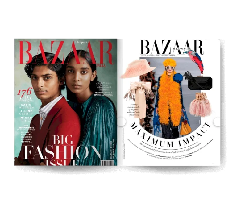 HARPER'S BAZAAR INDIA - MAXIMUM IMPACT IN SEPTEMBER 2019