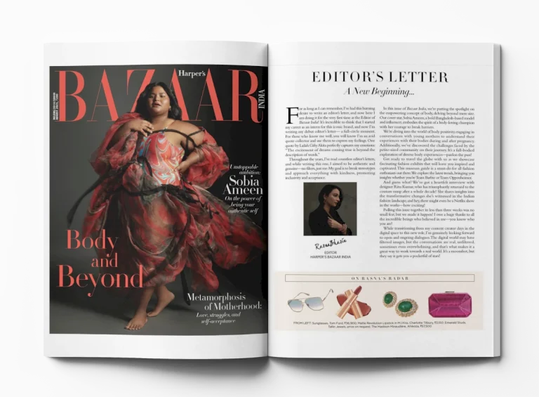 Harpers bazaar X Ahikoza Pink Madison