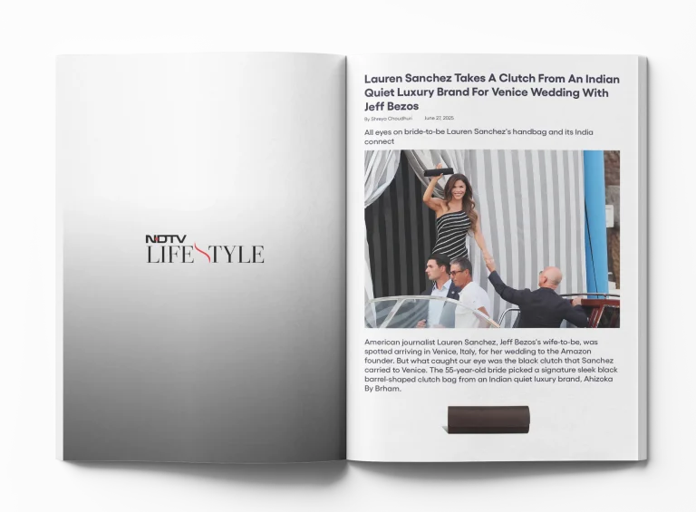 Lauren Sanchez Takes A Clutch From An Indian Quiet Luxury Brand For Venice Wedding With Jeff Bezos