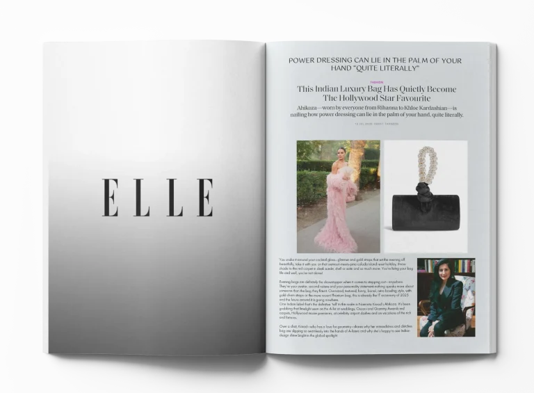 Power dressing can lie in the palm of your hand it's quite literally