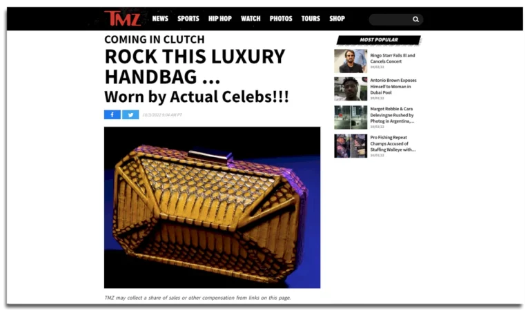 COMING IN CLUTCH ROCK THIS LUXURY HANDBAG... Worn by Actual Celebs!!!