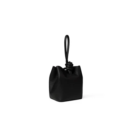 CLAUDIA TOP HANDLE IN LEATHER - Black