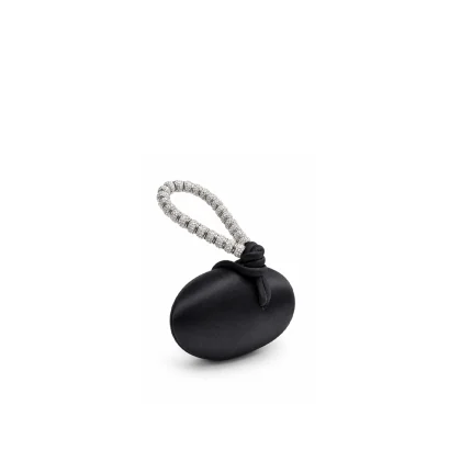 LOLITA TOP HANDLE IN CRYSTAL - Black