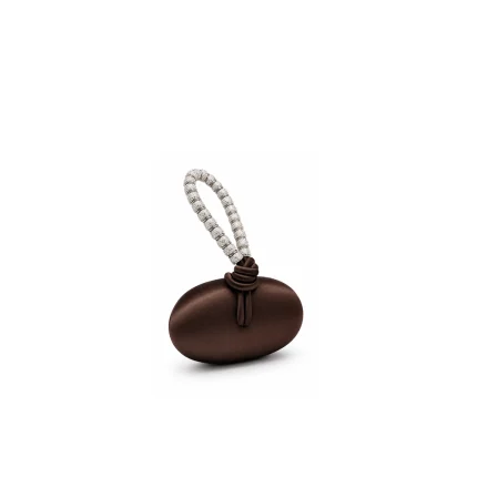 LOLITA TOP HANDLE IN CRYSTAL - Brown