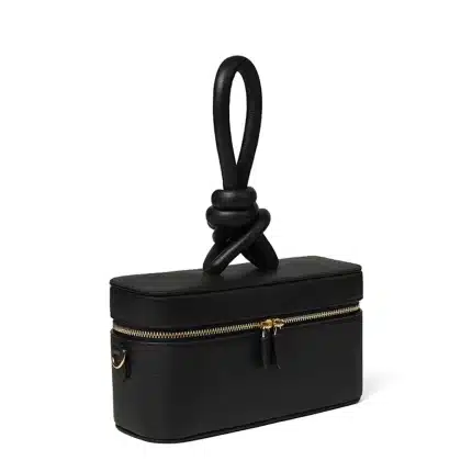 LILY VANITY TOP HANDLE IN LEATHER